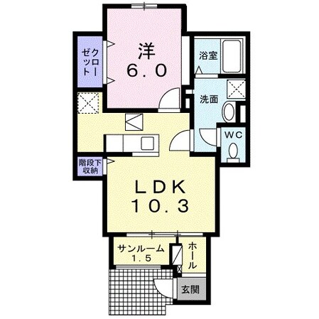 グラシアの物件間取画像